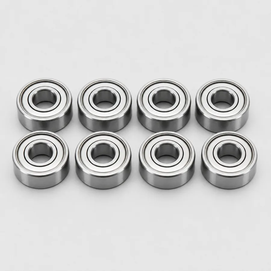 Roulements ABEC-9 chromés (lot de 8)