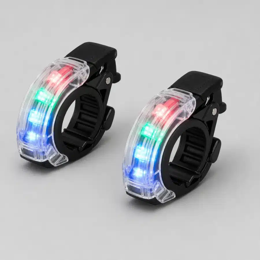 Lumières clignotantes clip roue GlowClip (lot de 2)
