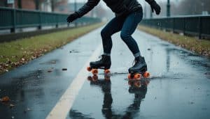 découvrez pourquoi faire du roller sous la pluie ou sur sol humide est risqué : perte d’adhérence, freinage difficile et conseils pour rouler en sécurité.